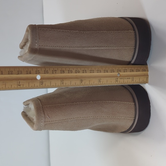 The Vermont Country Store Tan Suede Ankle Boots Size 9 - Picture 9 of 11